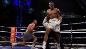 Anthony Joshua besiegte Wladimir Klitschko im Wembley Stadium