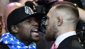 McGregor und Mayweather tragen ihr erstes Wortgefecht aus