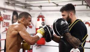 Chris Eubank Jr. boxt im Rahmen der World Boxing Super Series gegen Avni Yildirim