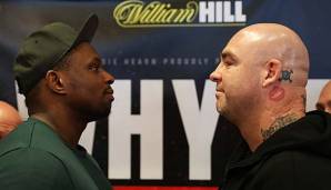 Dillian Whyte und Lucas Browne stehen sich am Samstag im Ring gegenüber.