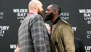 Tyson Fury und Deontay Wilder stehen sich am 1. Dezember im Boxring gegenüber.