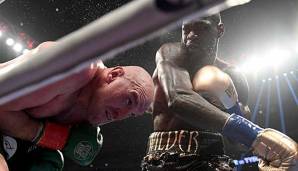 Lieferten einen heißen ersten Fight ab, der in einem diskutablen Unentschieden resultierte: Weltmeister Deontay Wilder und Tyson Fury.