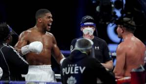 Anthony Joshua versucht am heutigen Samstag seine Titel im Schwergewicht zu verteidigen