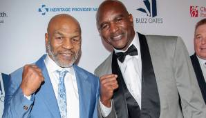 Für Evander Holyfield (r.) ist Tyson Fury die klare Nummer 1.