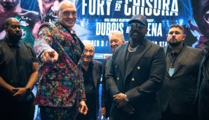 Tyson Fury und Derek Chisora treffen am 3. Dezember im Tottenham Hotspur Stadium in London.