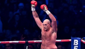 Tyson Fury hält aktuell den WBC-Gürtel.