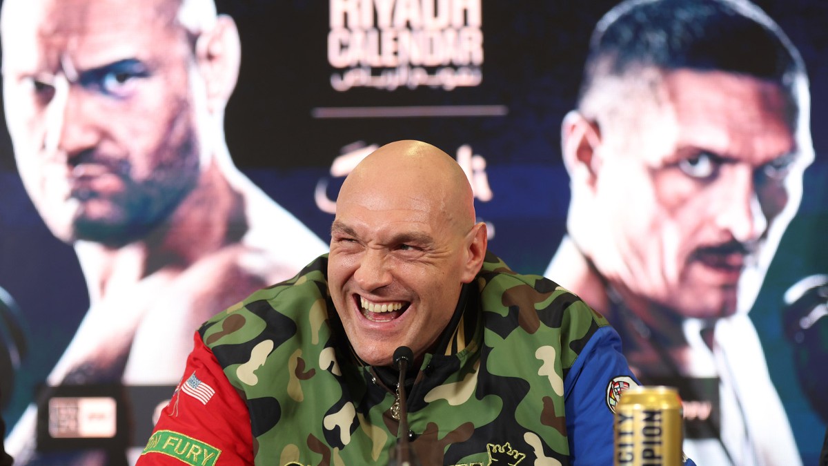 Tyson Fury gab sich vor dem Kampf gewohnt siegessicher.