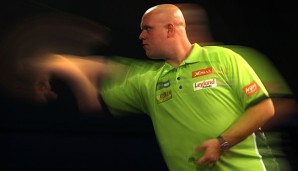 Michael van Gerwen peilt den Einzug ins Achtelfinale an