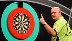 Michael van Gerwen marschierte durch das Turnier in Düsseldorf