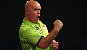 Michael Van Gerwen gelang erneut ein Nine-Darter