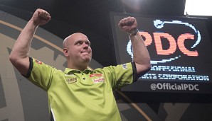 Michael van Gerwen steht kurz vor dem großen Triumph