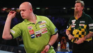 Michael van Gerwen trifft beim Masters in der ersten Runde auf Simon Whitlock