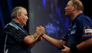 Phil Taylor trifft am dritten Spieltag der Premier League auf Raymond van Barneveld