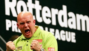 Michael van Gerwen hat Phil Taylor in Rotterdam bezwungen