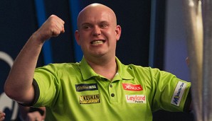 Michael van Gerwen will seine Tabellenführung verteidigen