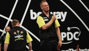 Max Hopp und Martin Schindler stehen im Viertelfinale beim World Cup of Darts