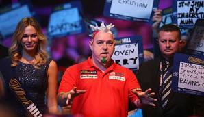 Peter Wright stand 2017 im Finale der Premier League.