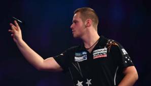 Max Hopp spielt heute bei der World Series of Darts.