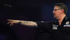 Gary Anderson ist zweifacher Darts-Weltmeister.