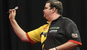 Gabriel Clemens ist bei der Darts-EM schon in der ersten Runde gescheitert.