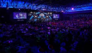 Hier, im Londoner Ally Pally, findet die Darts-WM statt.