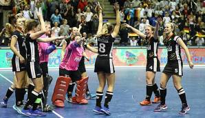 Die deutschen Hockey-Frauen gewannen Gold bei der Hallen-WM in Berlin.