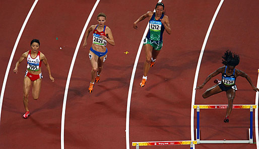 Lucimar Teodoro (3.v.l.) bei den Olympischen Spielen 2008 in Peking