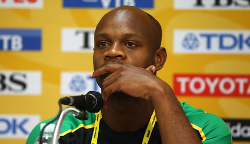 Der jamaikanische Sprinter Asafa Powell wird nicht in der 4x100-m-Staffel starten