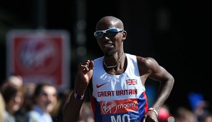 Mo Farah ging in London das erste Mal bei einem Marathon an den Start