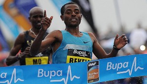 Kenenisa Bekele bezwang Wilson Kipsang