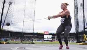 Betty Heidler konnte die gute Leistung aus der Qualifikation nicht wiederholen