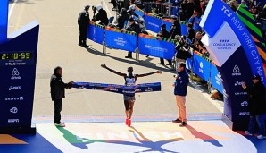 Wilson Kipsang sicherte sich den Sieg in New York