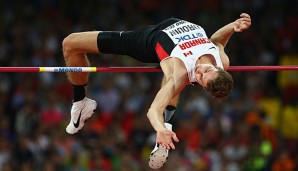 Derek Drouin übersprang als einziger 2,34 Meter und sicherte sich damit Gold im Stechen