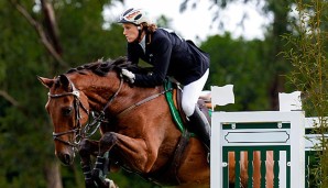 Lena Schöneborn leistete sich im Reiten zwei gravierende Fehler, die sie wohl Gold kosteten