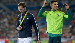 Lavillenie(l.) war der Topfavorit in Rio , doch setzte sich gegen Braz da Silva(r.) nicht durch