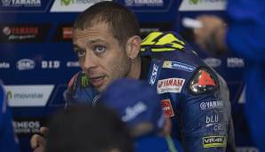 Valentino Rossi beim Test in Valencia