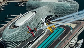 Den F1-Kurs zu Füßen. Über den Speed der F1-Boliden können die Air-Race-Piloten nur lachen