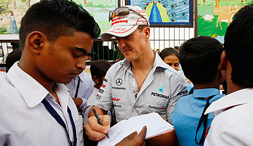 In Zivil wird Michael Schumacher am 29. April die DTM auf dem Hockenheimring besuchen