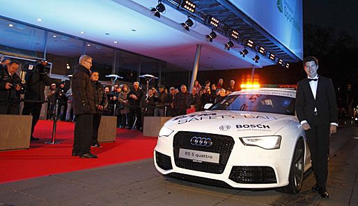 Mike Rockenfeller macht nicht nur im Audi eine gute Figur