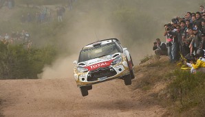 Kris Meeke konnte mit seinem ersten Triumph Ogiers Siegesserie durchbrechen