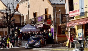 Sebastien Ogier liegt bei der Rallye Monte Carlo in Führung