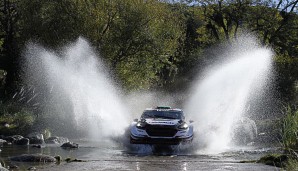 Elfyn Evans trotz dem Wasser in Argentinien