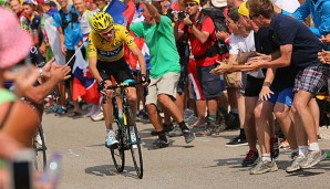 Chris Froome hatte keinen leichten Stand bei den Fans in Frankreich