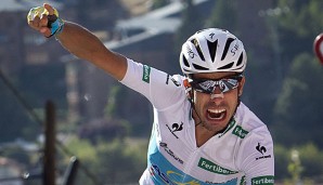 Fabio Aru übernahm auf der Strecke von San Lorenzo de El Escorial nach Cercedilla das Rote Trikot