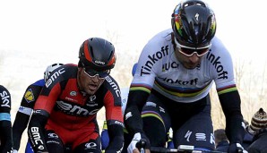 Peter Sagan und Greg Van Avermaet beim Rennen