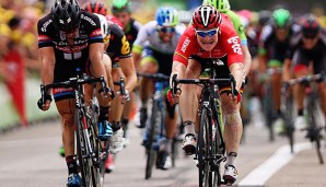 Andre Greipel (r.) verpasst knapp zweiten Tagessieg