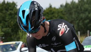 Schwer gezeichnet von seinem Sturz: Christopher Froome musste von der Tour aussteigen