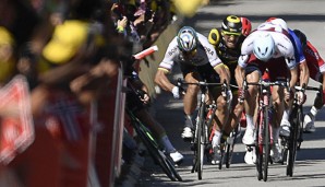 Nach dem von ihm verursachten Sturz beim Zielsprint wurde Peter Sagan von der Tour ausgeschlossen