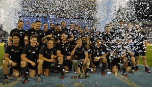 Die All Blacks feierten den Titelgewinn