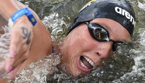 Isabelle Härle hat bereits am Sonntag ihren ersten Wettkampf bei der Freiwasser-EM